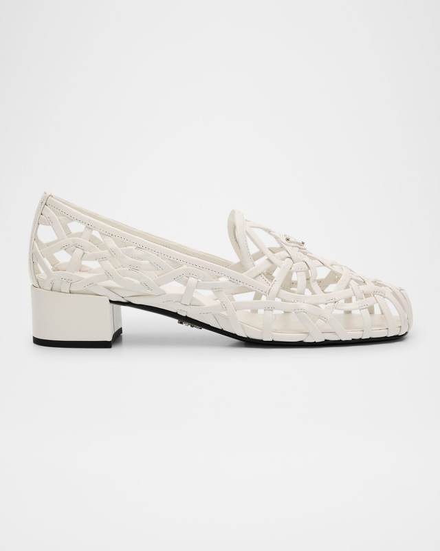 Modellerie Napa Leather Cutout Pumps